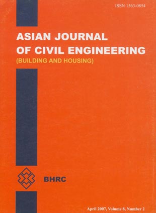 Asian journal of civil engineering - Volume:8 Issue: 2, April 2007