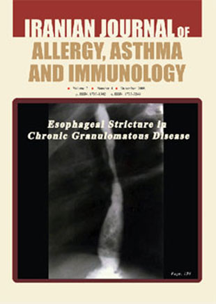 Allergy, Asthma and Immunology - Volume:7 Issue: 4, Dec 2008