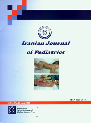 Pediatrics - Volume:19 Issue: 2, 2009