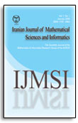 Mathematical Sciences and Informatics - Volume:1 Issue: 1, May 2006