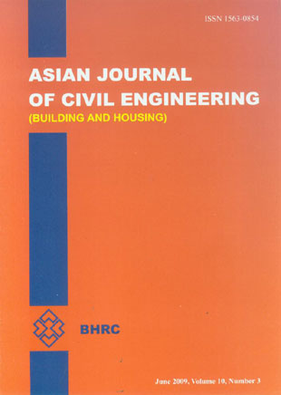 Asian journal of civil engineering - Volume:10 Issue: 3, Jun 2009