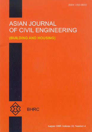 Asian journal of civil engineering - Volume:10 Issue: 4, Aug 2009