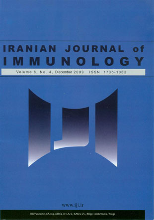immunology - Volume:6 Issue: 4, Autumn 2009