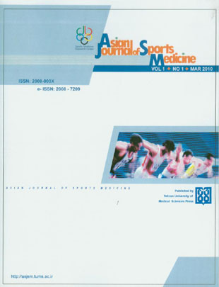 Sports Medicine - Volume:1 Issue: 1, Mar 2010