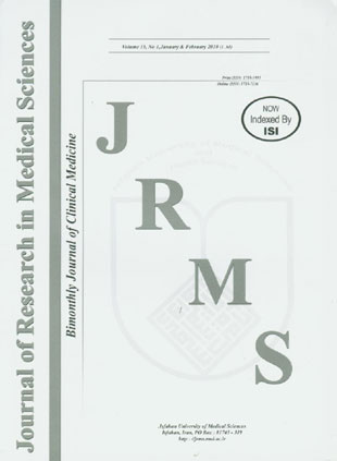Research in Medical Sciences - Volume:15 Issue: 1, Jan & Feb 2010