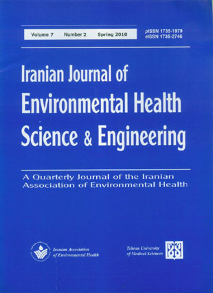 Environmental Health Science and Engineering - Volume:7 Issue: 2, Spring 2010