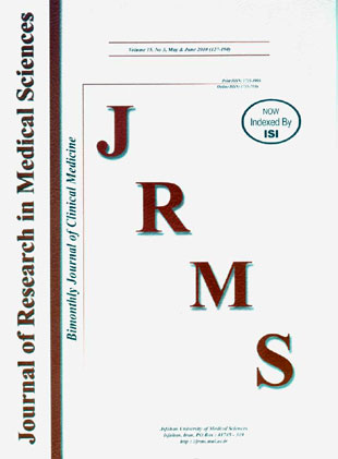 Research in Medical Sciences - Volume:15 Issue: 3, May & June 2010