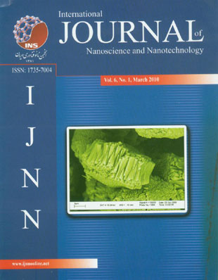 Nanoscience and Nanotechnology - Volume:6 Issue: 1, Winter 2010