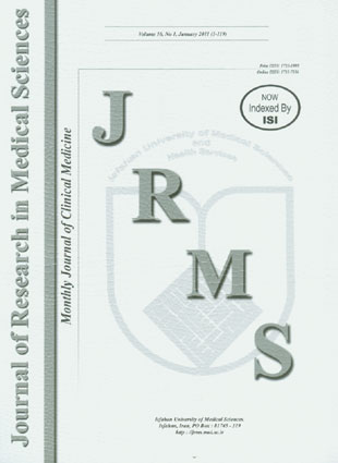 Research in Medical Sciences - Volume:16 Issue: 1, Jan 2011