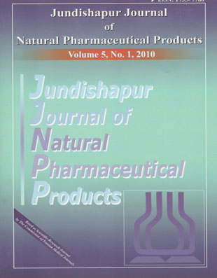 Jundishapur Journal of Natural Pharmaceutical Products - Volume:5 Issue: 1, Nov 2010