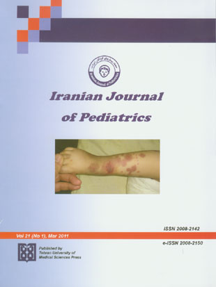Pediatrics - Volume:21 Issue: 1, 2011
