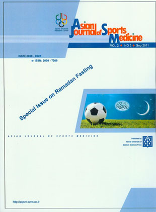 Sports Medicine - Volume:2 Issue: 3, Sep 2011