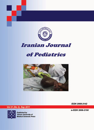 Pediatrics - Volume:21 Issue: 3, 2011
