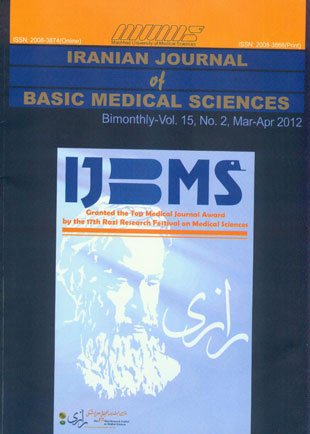 Basic Medical Sciences - Volume:15 Issue: 2, Mar-Apr 2012
