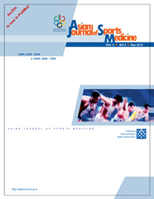 Sports Medicine - Volume:3 Issue: 4, Dec 2012