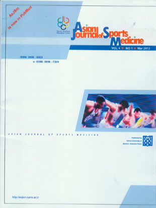 Sports Medicine - Volume:4 Issue: 1, Mar 2013
