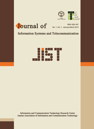 Information Systems and Telecommunication - Volume:1 Issue: 1, Jan-Mar 2013
