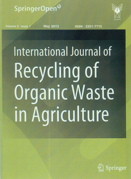 Recycling of Organic Waste in Agriculture - Volume:2 Issue: 1, Autumn 2012