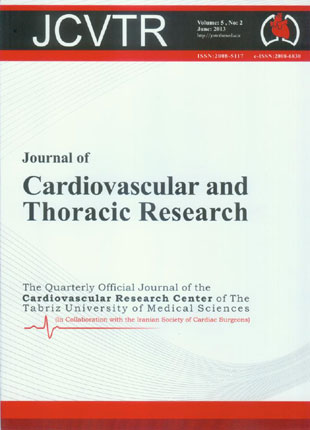 Cardiovascular and Thoracic Research - Volume:5 Issue: 2, Jul 2013