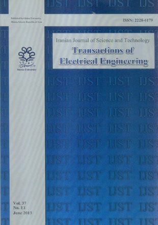Science and Technology Transactions of Electrical Engineering - Volume:37 Issue: 1, 2013