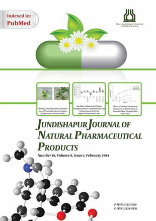 Jundishapur Journal of Natural Pharmaceutical Products - Volume:9 Issue: 1, Feb 2014