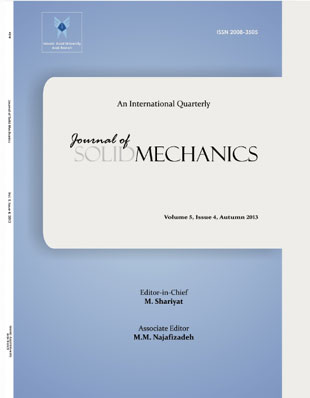 Solid Mechanics - Volume:5 Issue: 4, Autumn 2013