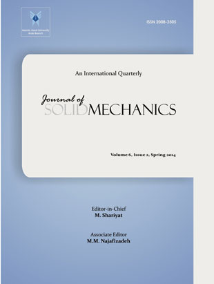 Solid Mechanics - Volume:6 Issue: 2, Spring 2014