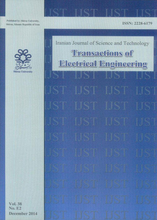 Science and Technology Transactions of Electrical Engineering - Volume:38 Issue: 2, 2014
