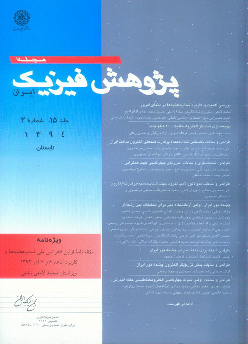 پژوهش فیزیک ایران - سال پانزدهم شماره 2 (تابستان 1394)